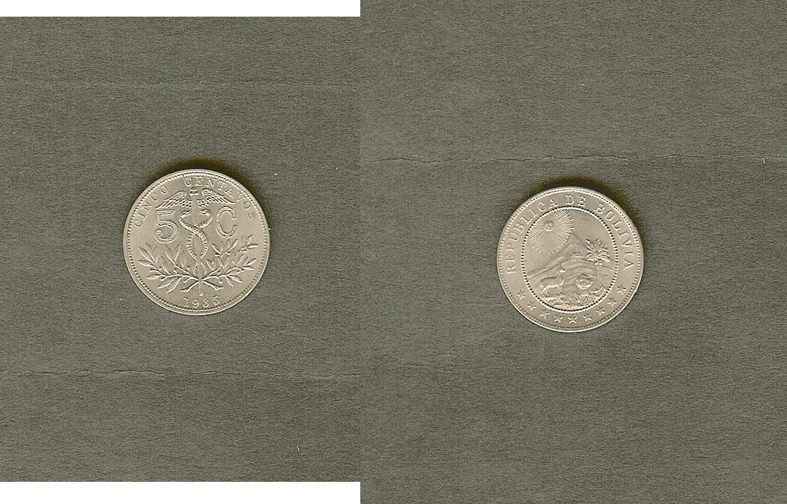 Bolivia 5 centavos 1935 Unc